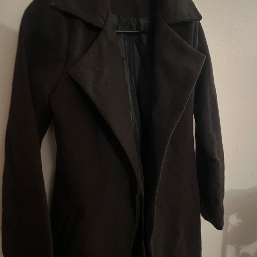 Fashion Nova Black Pea Coat